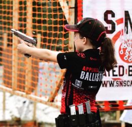 Grace is the youngest member of Team Applied Ballistics.  She began shooting IDPA and USPSA at the age of 10 in 2017 using a .22LR and shooting for experience but not for score.  She now competes in both with a full size 9mm as well as shooting Steel Challenge.  While being the newest to the sport, she seems to draw the most interest from our fans.  There seems to be something intriguing about a tiny young woman outshooting many of her adult counterparts!  In addition to shooting sports, young Gracie is an accomplished actress and vocalist with many stage performances under her belt.
