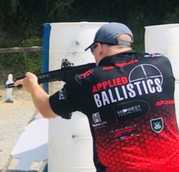 Rob is a machinist by trade and competes in USPSA, IDPA, Steel Challenge, Indiana Multigun, and NRL22.  Rob is a USPSA Master, IDPA Master, and Steel Challenge A class shooter.  Rob is also the match director for NRL22, a rimfire precision rifle competition that he launched locally in 2019.